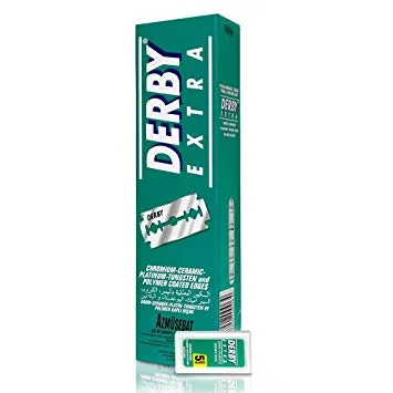 Derby Extra Double Edge Blade 100/PK [GREEN]